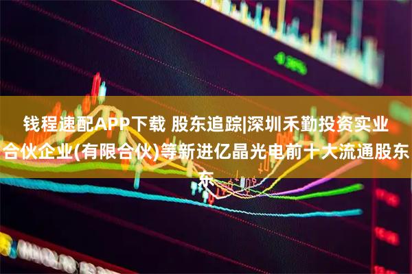 钱程速配APP下载 股东追踪|深圳禾勤投资实业合伙企业(有限合伙)等新进亿晶光电前十大流通股东